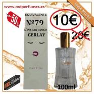 Perfume equivalente mujer N79 L INSTANTANEO GERLAY 100