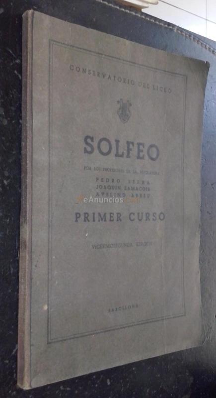 Solfeo. Primer curso