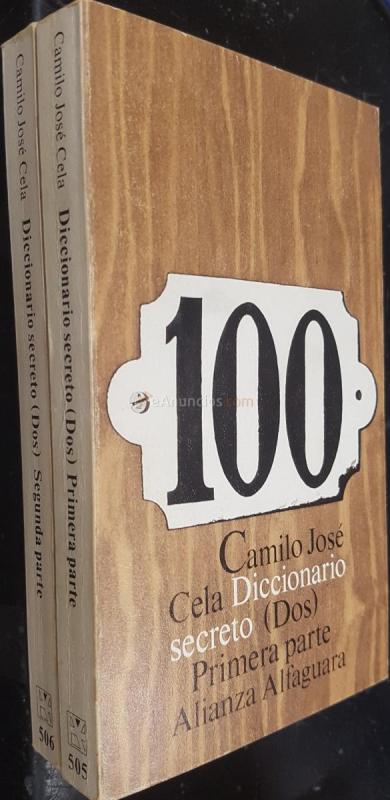 Diccionario secreto (dos), primera y segunda parte. 2 tomos