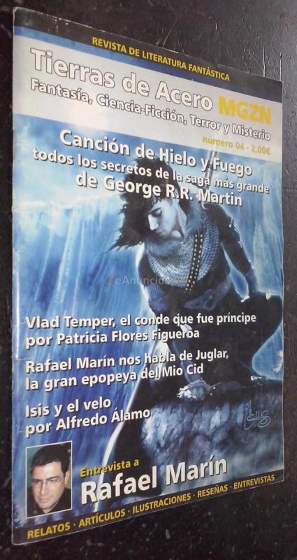 Tierras de Acero MGZN. Revista de literatura fantástica. N 4
