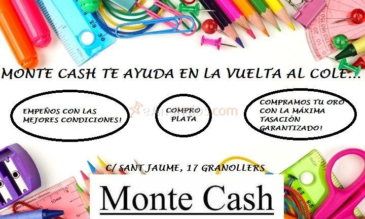 La vuelta al cole es mas fácil con monte cash