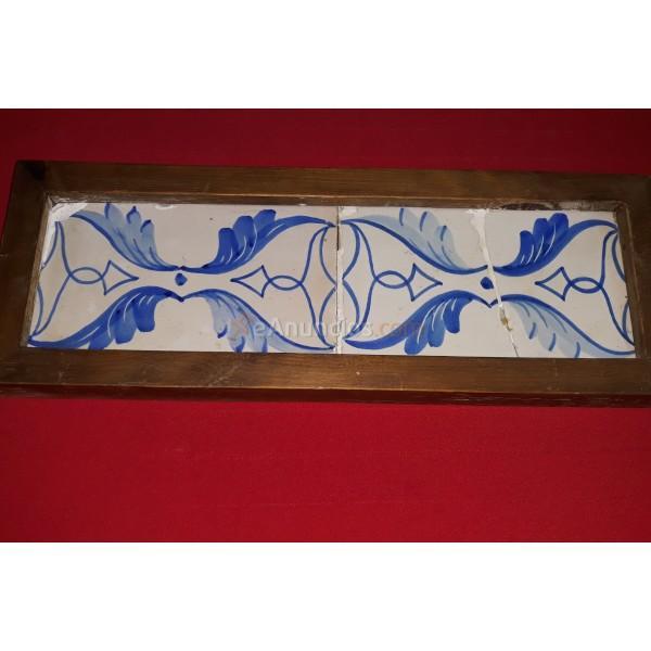 Dos azulejos catalanes finales siglo xix