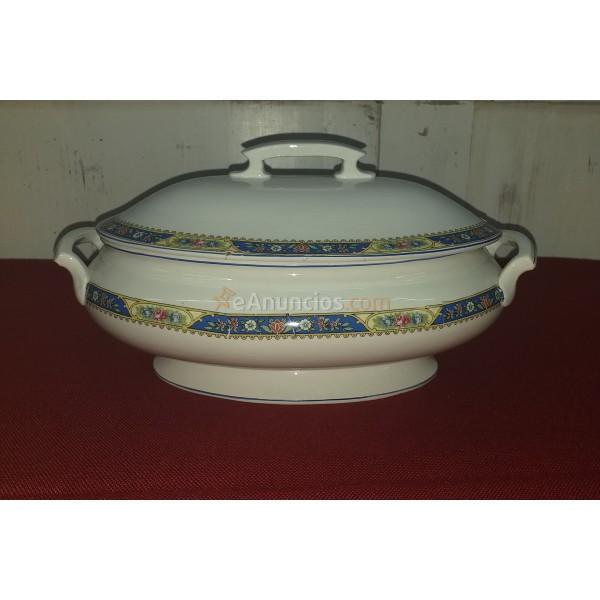 Sopera de ceramica de santander primera mitad siglo xx