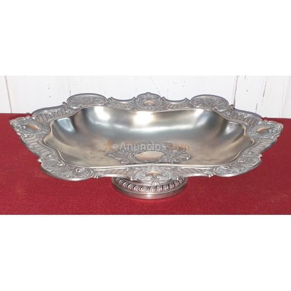 Antiguo centro de mesa estilo luis xv - finales siglo xix