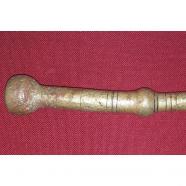 Antigua mano de mortero de bronce siglo xvii