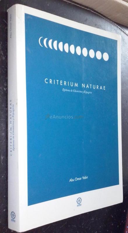 Criterium Naturae. Epítome de Chemicina y Espagiria