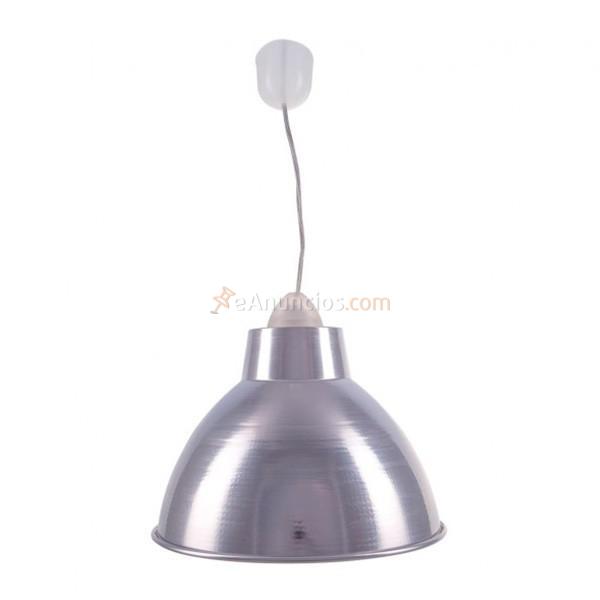 Lámpara colgante Alu metal 30 cm plata