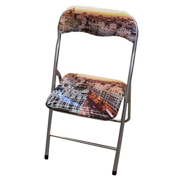 Silla plegable Madrid IC-X712 acolchada