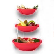 Torre de cuencos abatible rojo