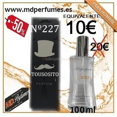 Perfume equivalente Hombre N198  TOUSOSITO   100ml