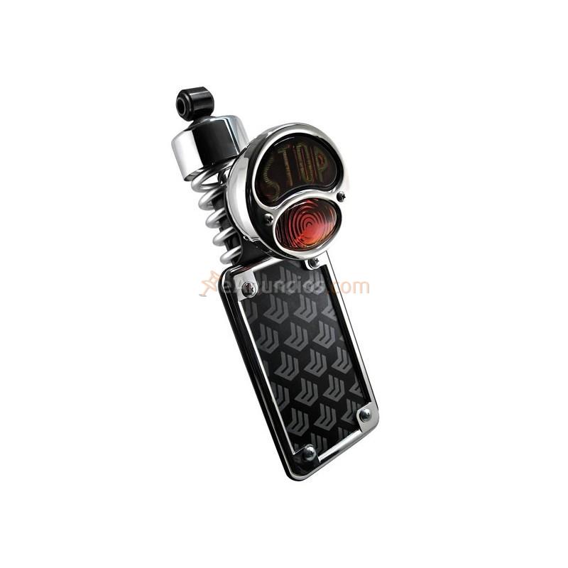 PILOTO TRASERO CON PORTAMATRICULAS MONTAJE AMORTIGUADOR TRASERO