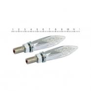 INTERMITENTE LED SPEAR MINI CHROME CLEAR