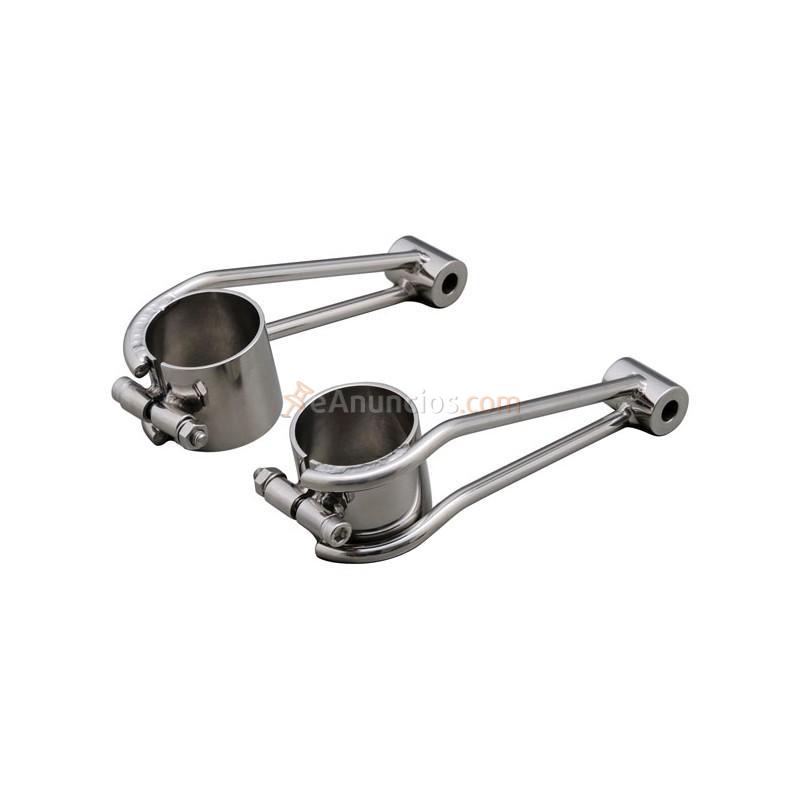 SOPORTE LATERAL FARO VINTAGE STAINLESS 41 MM.