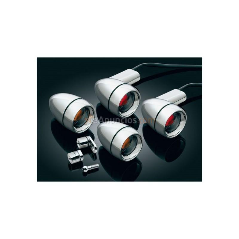 KIT 4 INTERMITENTES CROMO HARLEY DAVIDSON FXSTFLSTF 00-07 Y XL