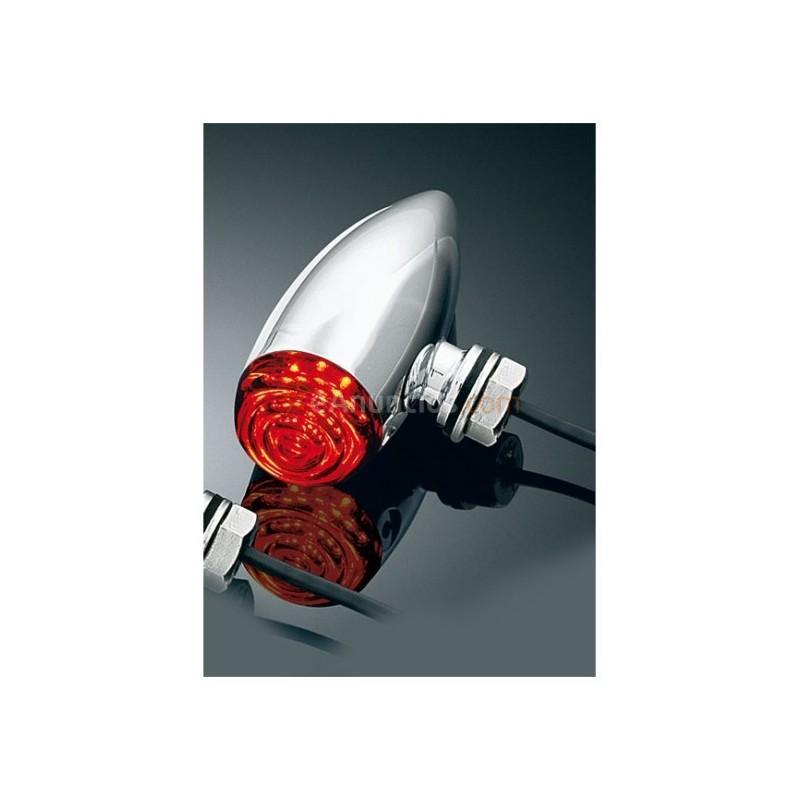 INTERMITENTE LED MINI BULLET CROMOROJO