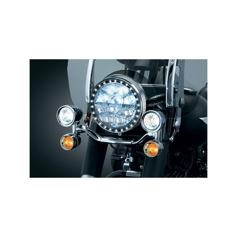 ANILLO EMBELLECEDOR NEGRO FARO CENTRAL 7 HARLEY DAVIDSON FLHT 8