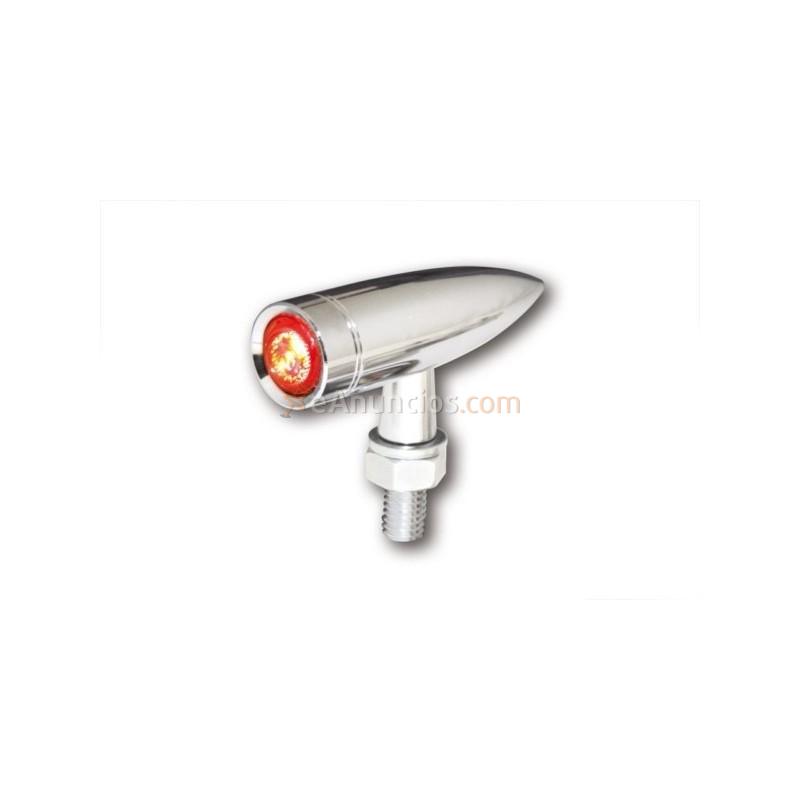 LUZ DE FRENO LED MONO BULLET CROMADO