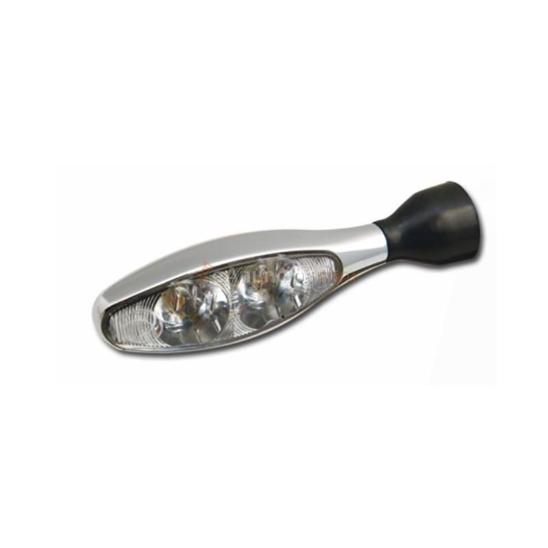 LUZ INDICACIÓNTRASERAFRENO MICRO1000 CROMO MATE HOMOLOGADO