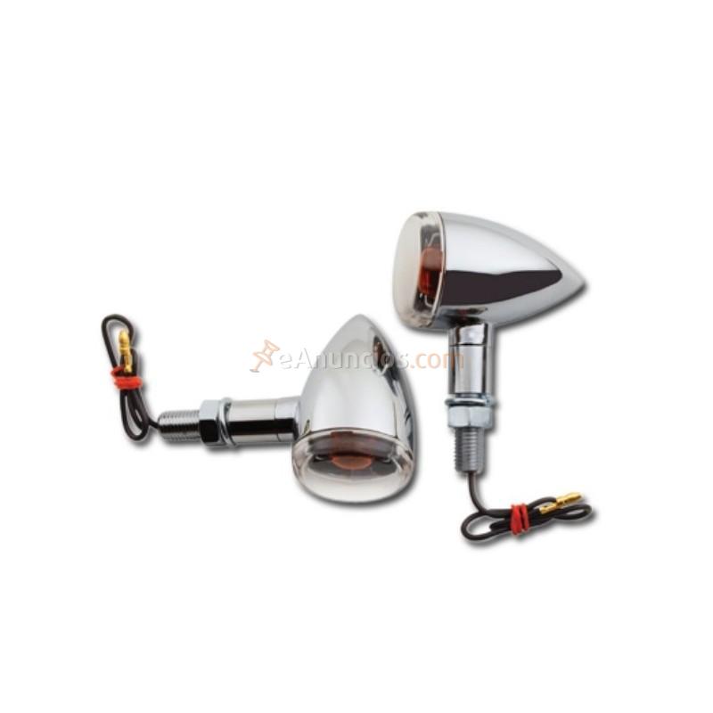 INTERMITENTES MINIBALA CROMADO CRISTAL TRANSPARENTE