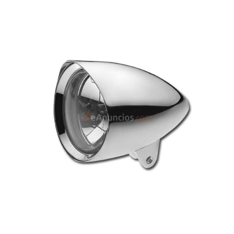 Faro custom billet cromado 4 12 cobra