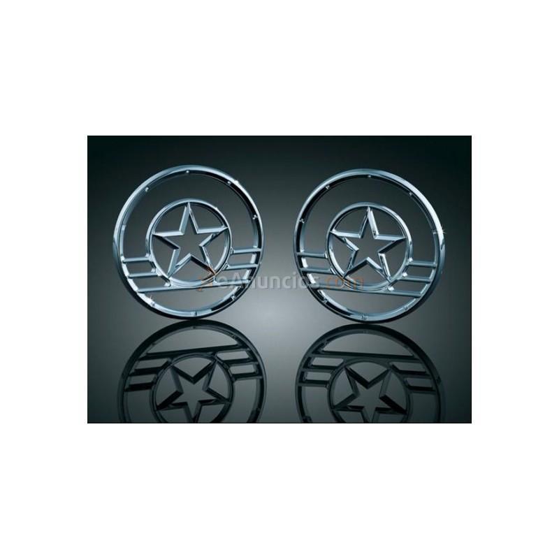 Rejilla frontal altavoces harley davidson flht 96-12 flhx 06-12