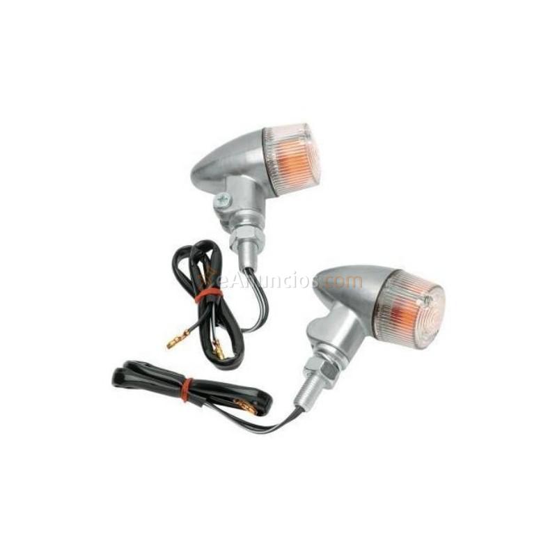 Intermitente aluminio round i clear