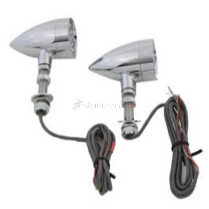 Intermitentes led short bullet style red