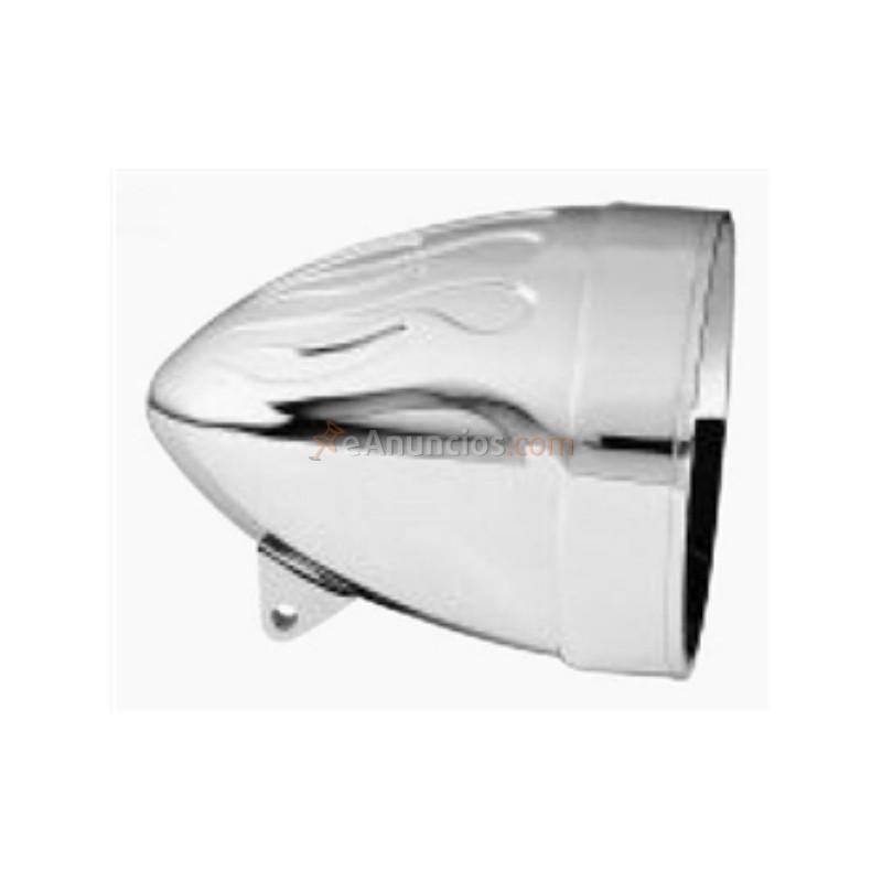 Carcasa faro central french bezzel flames