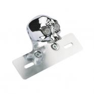 Piloto trasero skull con portamatrículas