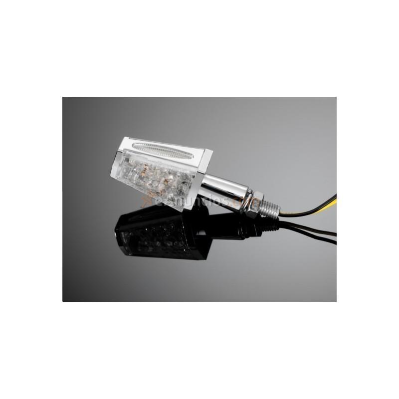 Intermitente coffin style chrome