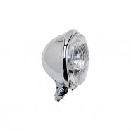 Faro central cromado chopper