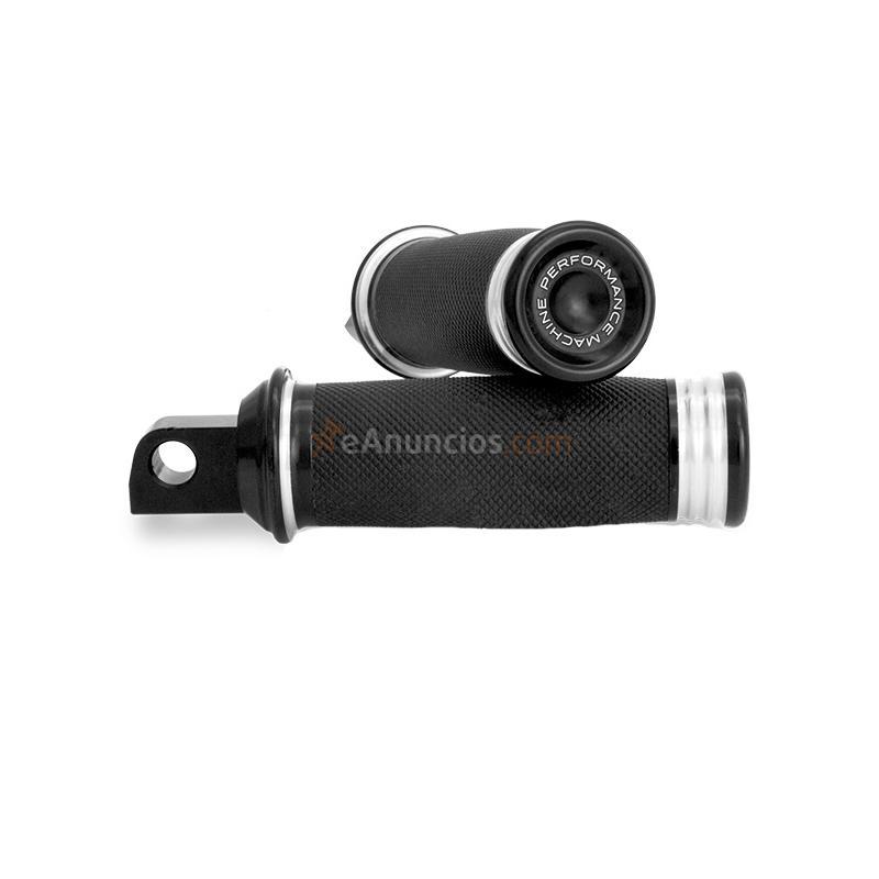 Estriberas performance machine merc negras harley davidson