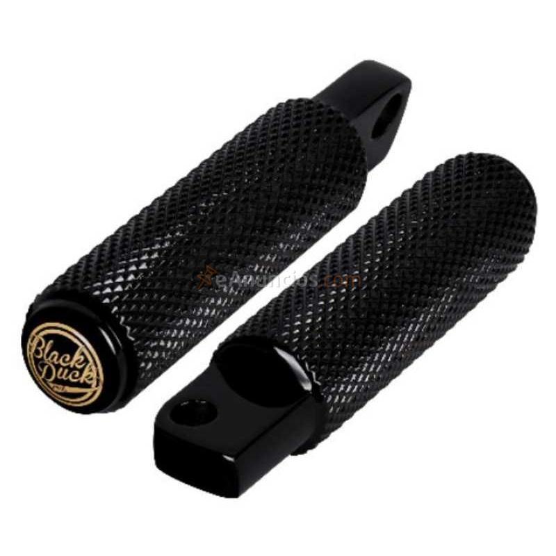 Estriberas black duck negras harley davidson