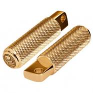 Estriberas black duck oro 24k harley davidson