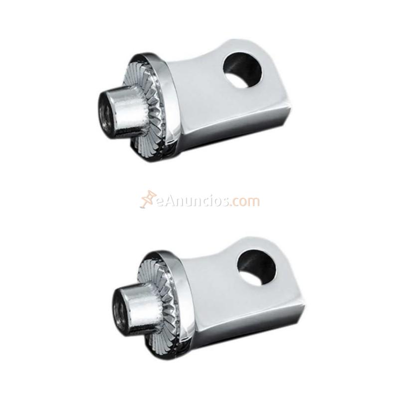 Adaptadores cromadas estriberas kuryakyn harley davidson sportsters 10-17