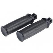 Estriberas harley davidson vintage negras