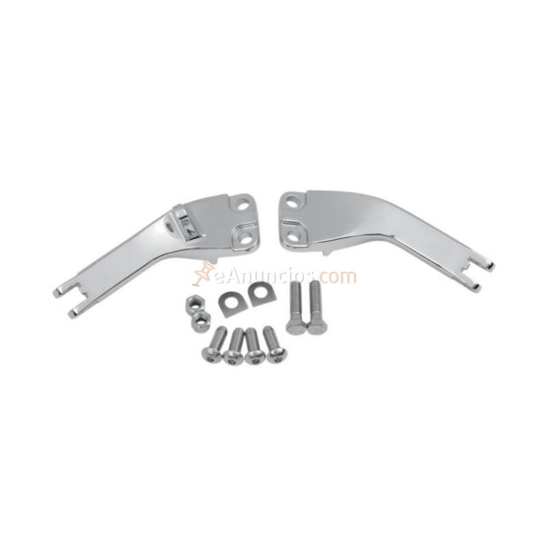 Soportes cromados estriberas traseras harley davidson dyna 08-16