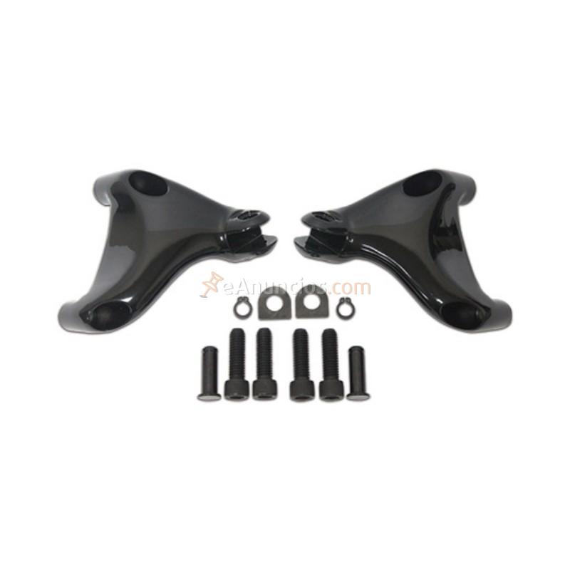 Soportes traseros estriberas black harley davidson sportster 04-
