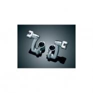 Adaptador cromo para estriberas defensas 32mm