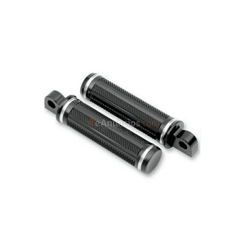 Estriberas razor black harley davidson