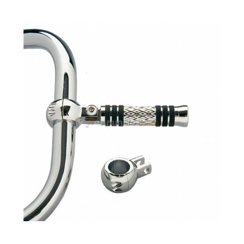 Soporte abrazadera estribera 1 14 para highway bars harley