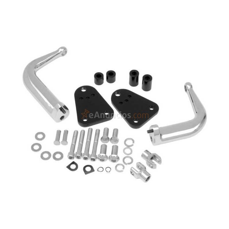 Soporte estriberas ajustables cromado harley sportster 04-17