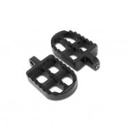 Estriberas cortas aluminio macizo negro sierra harley davidson