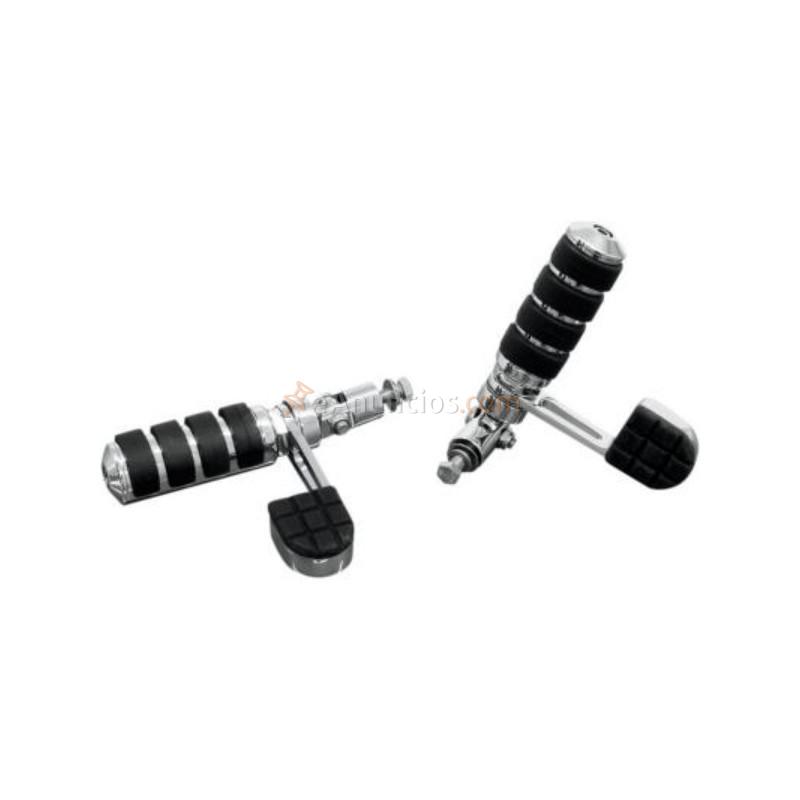 Estriberas universales con talonera chrome