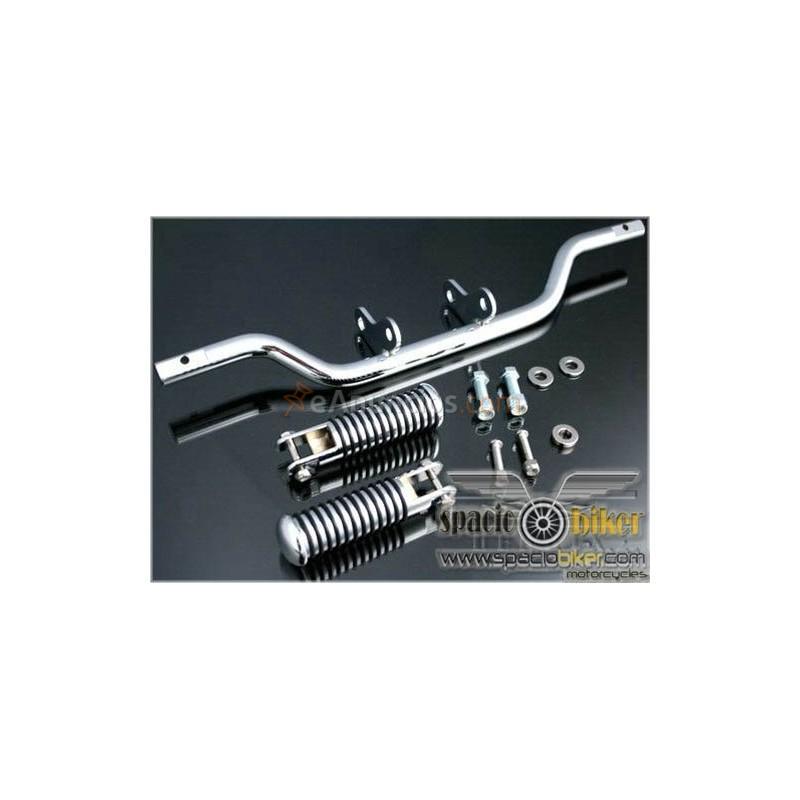 Kit barra estriberas + estriberas o rings hd sportster 84-03