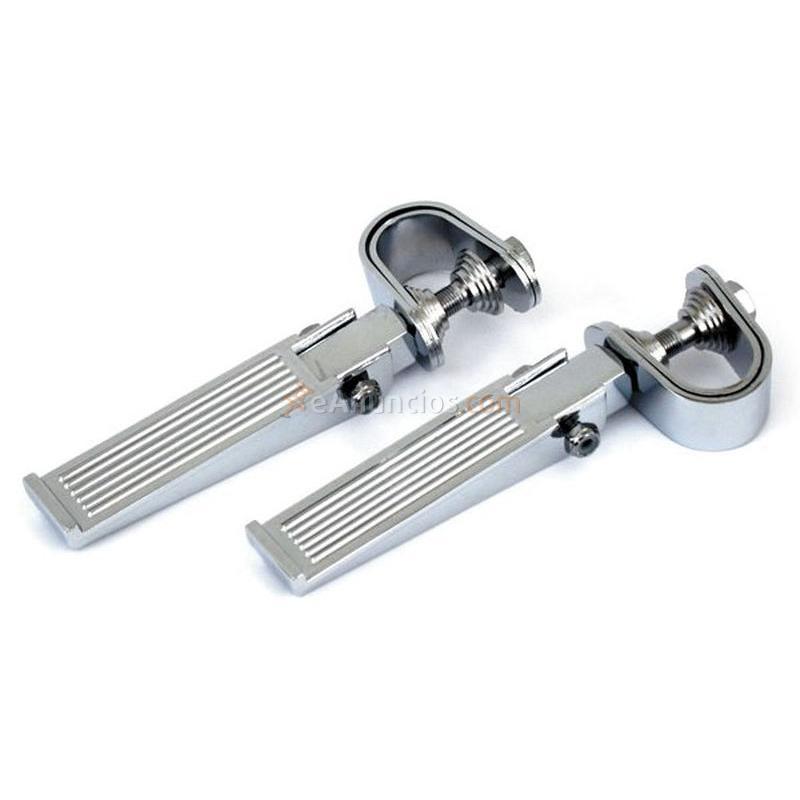 Estriberas universales de defensa ribbed cromadas