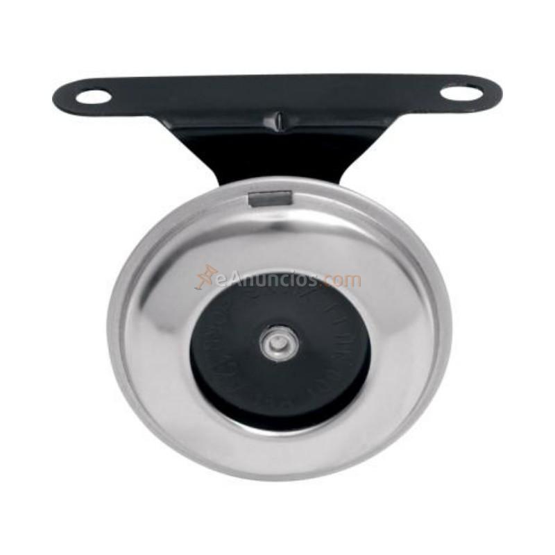 Bocina 12 v universal cromada economica con soporte