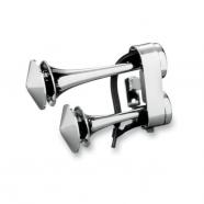 Bocinas dobles de aire cromo