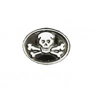 Pin skull biker