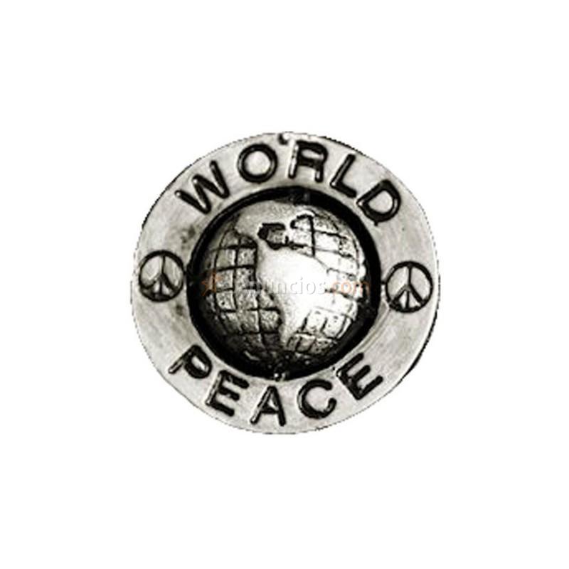 Pin world peace biker